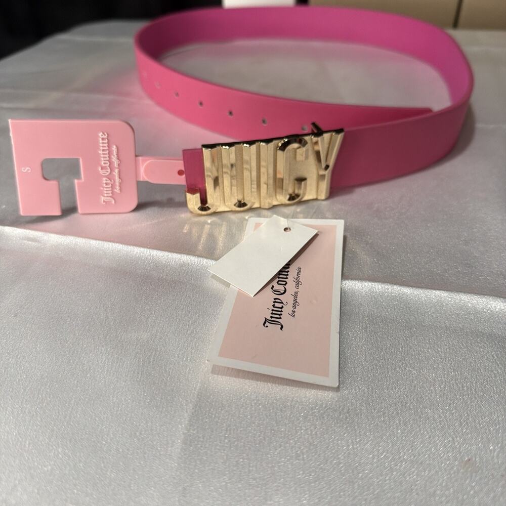 Juicy Couture Gold Pink Belt Size S